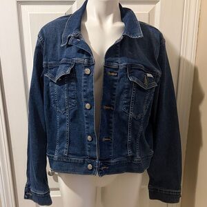 Calvin Klein Dark Blue Jean Jacket, Size XXL